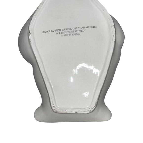 Boston Warehouse Trading Vintage 2002 Santa Claus Shaped Platter 11.5" Christmas - Picture 6 of 6